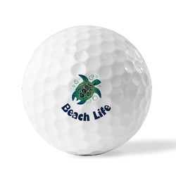 Sea Turtles Personalized Golf Ball - Non-Branded - Set of 12
