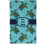 Sea Turtles Golf Towel - Poly-Cotton Blend - Small