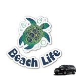 Sea Turtles Graphic Car Decal (Personalized)