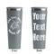 Sea Turtles Grey RTIC Everyday Tumbler - 28 oz. - Front and Back