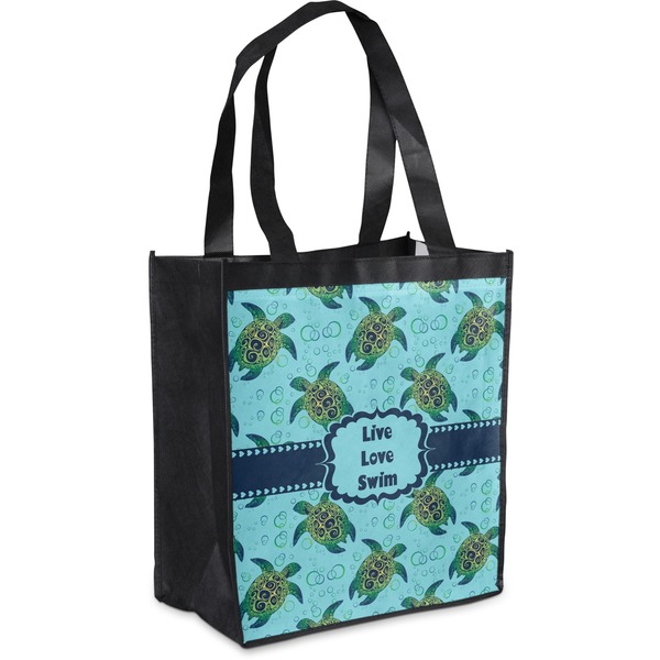 Custom Sea Turtles Grocery Bag (Personalized)