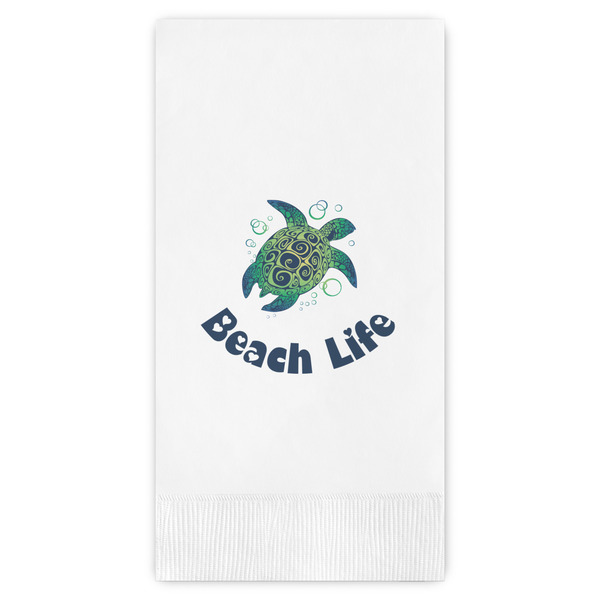 Custom Sea Turtles Guest Towels - Full Color