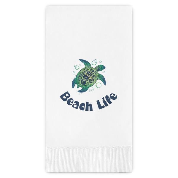 Custom Sea Turtles Guest Paper Towels - Full Color