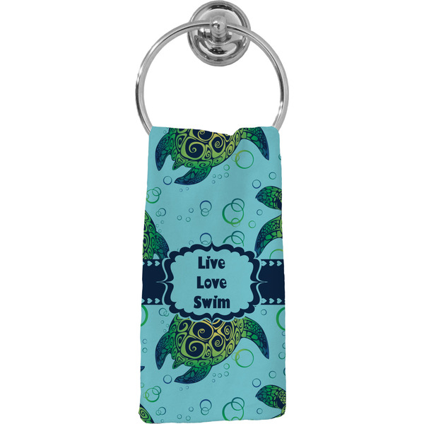 Custom Sea Turtles Hand Towel - Full Print (Personalized)