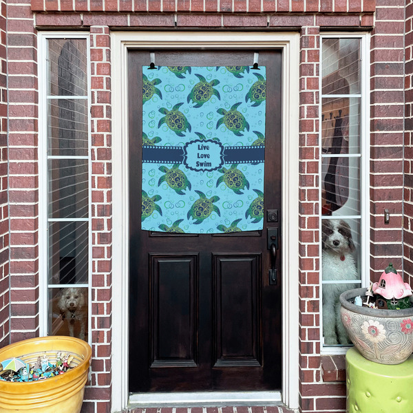 Sea Turtles House Flags - Double Sided - (Over the door) LIFESTYLE