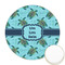 Sea Turtles Printed Cookie Topper - Round
