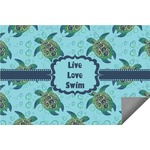 Sea Turtles Indoor / Outdoor Rug - 5'x8' (Personalized)
