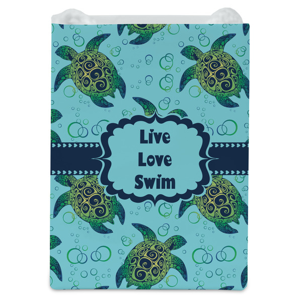 Sea Turtles Jewelry Gift Bag - Gloss - Front