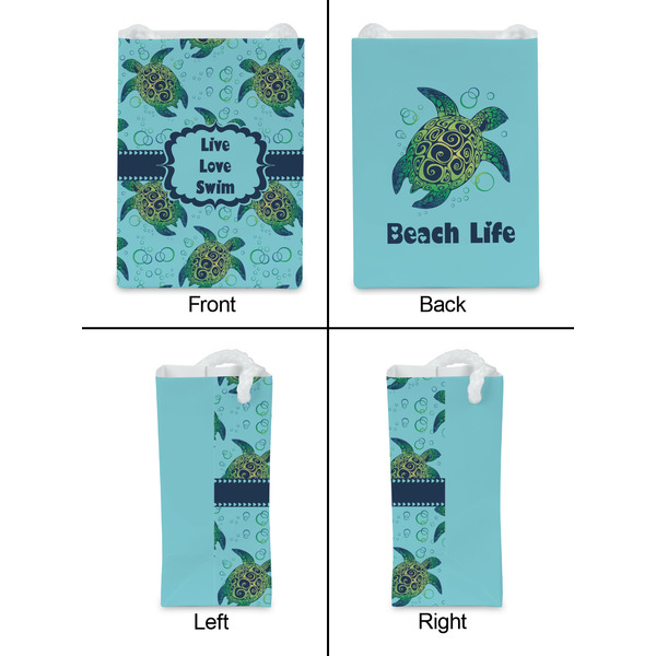 Sea Turtles Jewelry Gift Bag - Matte - Approval