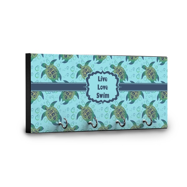 Sea Turtles Key Hanger - Front View with Hooks