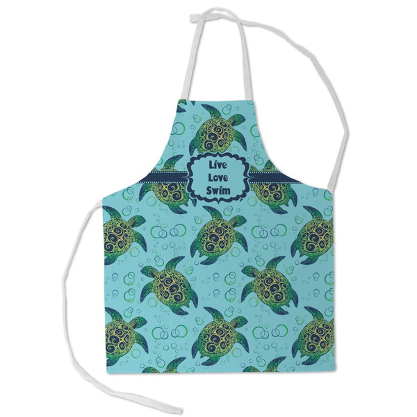 Custom Sea Turtles Kid's Apron - Small