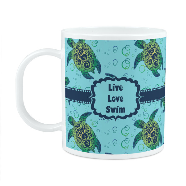 Custom Sea Turtles Plastic Kids Mug (Personalized)