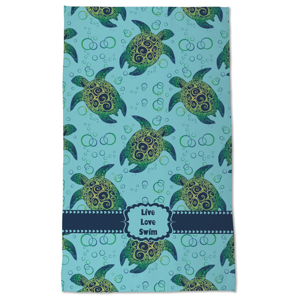 Sea Turtles Kitchen Towel - Poly Cotton - Full Front