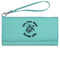 Sea Turtles Ladies Leatherette Wallet - Laser Engraved- Teal
