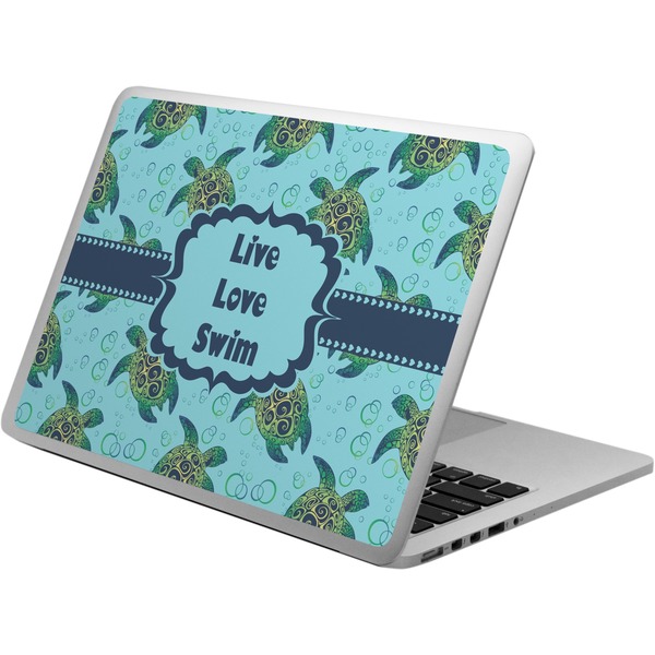 Custom Sea Turtles Laptop Skin - Custom Sized (Personalized)