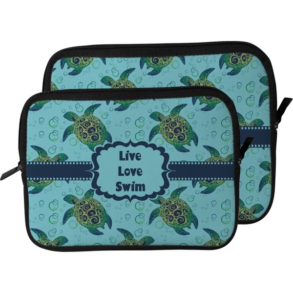 Sea Turtles Laptop Sleeve (Size Comparison)