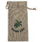 Sea Turtles Large Burlap Gift Bag - Front