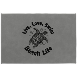 Sea Turtles Large Gift Box w/ Engraved Leather Lid