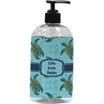 Sea Turtles Plastic Soap / Lotion Dispenser (16 oz - Large - Black)