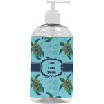 Sea Turtles Plastic Soap / Lotion Dispenser (16 oz - Large - White)