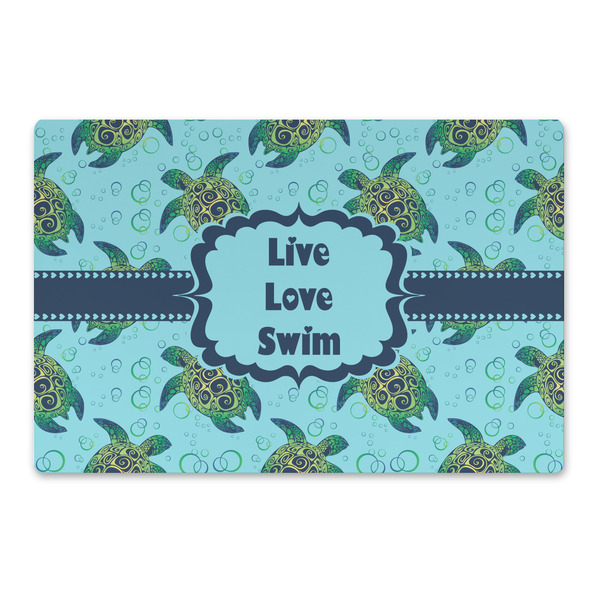 Custom Sea Turtles Large Rectangle Car Magnet