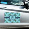 Sea Turtles Large Rectangle Car Magnets- In Context