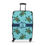 Sea Turtles Suitcase - 28" Large - Checked