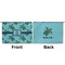 Sea Turtles Large Zipper Pouch Approval (Front and Back)