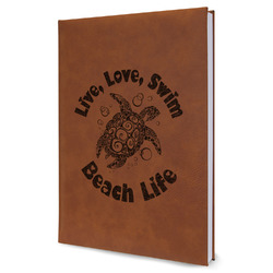 Sea Turtles Leather Sketchbook