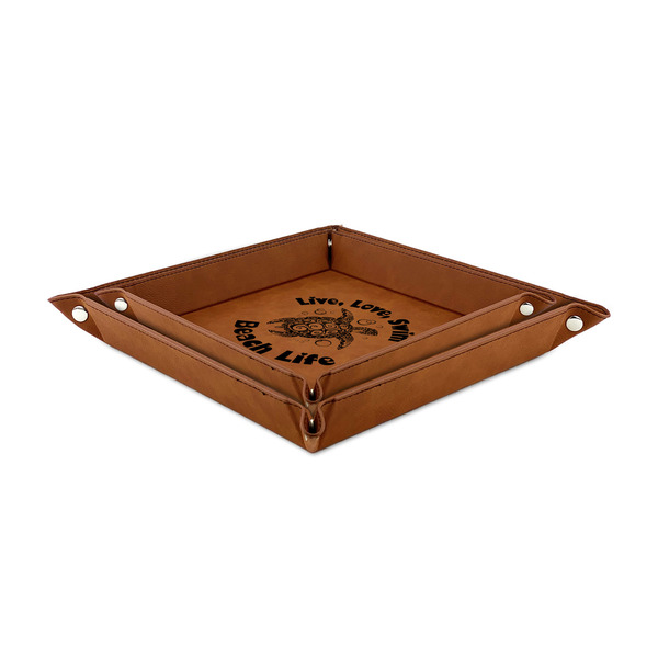 Sea Turtles Leather Valet Trays - PARENT MAIN (both trays)