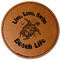 Sea Turtles Leatherette Patches - Round