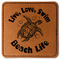 Sea Turtles Leatherette Patches - Square