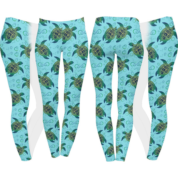 Sea Turtles Leggings Turn Around - Apvl
