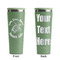 Sea Turtles Light Green RTIC Everyday Tumbler - 28 oz. - Front and Back