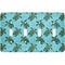 Sea Turtles Light Switch Cover (4 Toggle Plate)