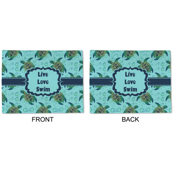 Sea Turtles Linen Placemat - APPROVAL (double sided)