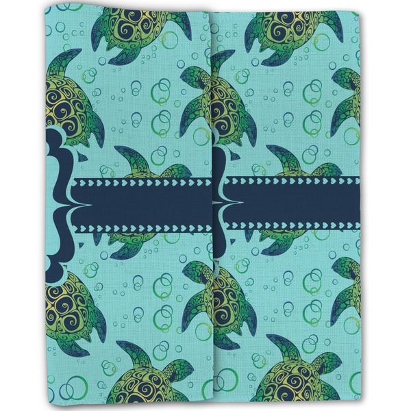 Sea Turtles Linen Placemat - Folded Half (double sided)