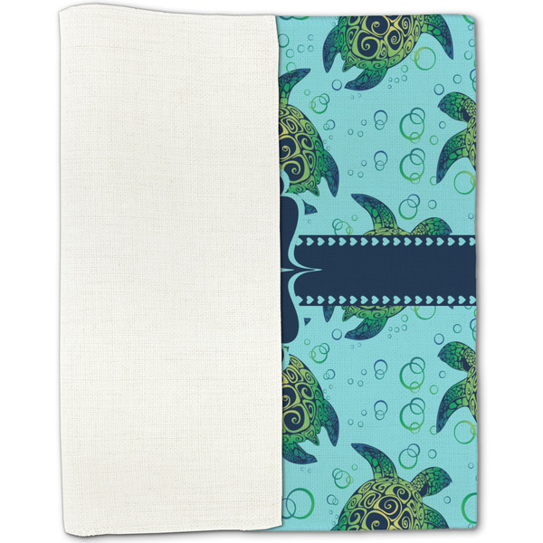 Sea Turtles Linen Placemat - Folded Half