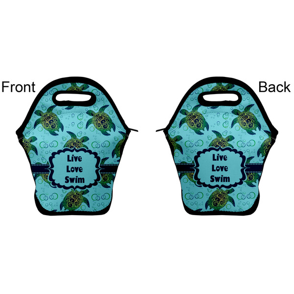 Sea Turtles Lunch Bag - Front and Back
