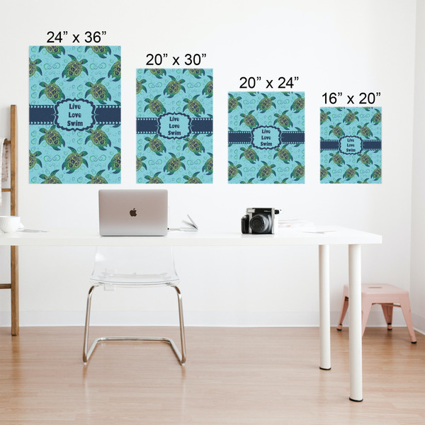 Sea Turtles Matte Poster - Sizes