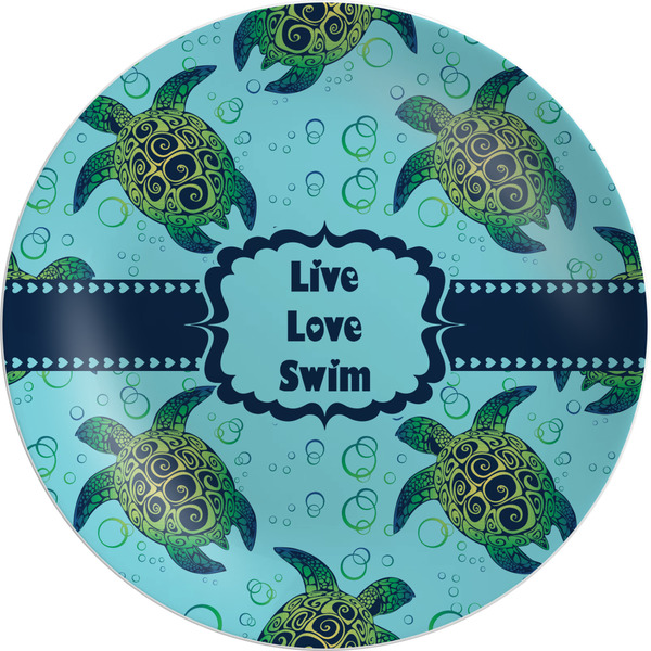 Custom Sea Turtles Melamine Plate (Personalized)