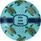 Sea Turtles Melamine Salad Plate - 8" (Personalized)