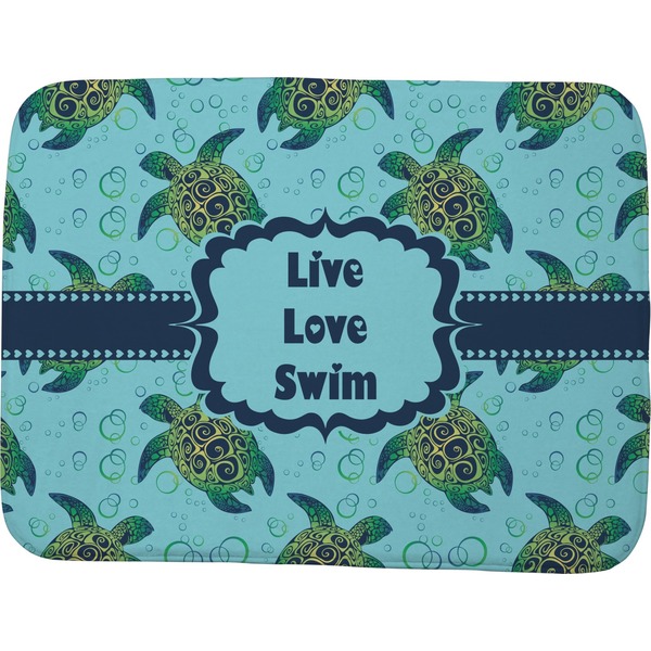 Sea Turtles Memory Foam Bath Mat 48 X 36