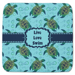 Sea Turtles Memory Foam Bath Mat - 48"x48" (Personalized)