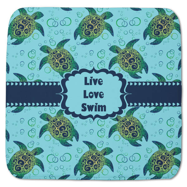 Custom Sea Turtles Memory Foam Bath Mat - 48"x48" (Personalized)