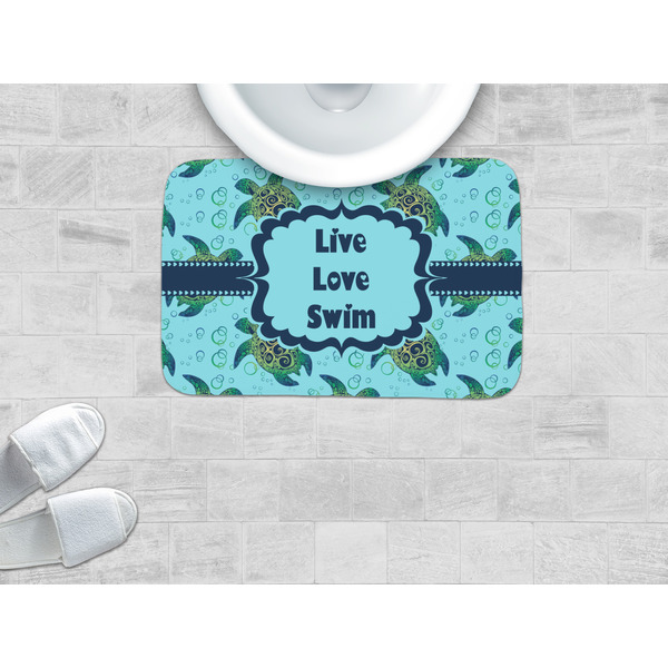 Sea Turtles Memory Foam Bath Mat - LIFESTYLE