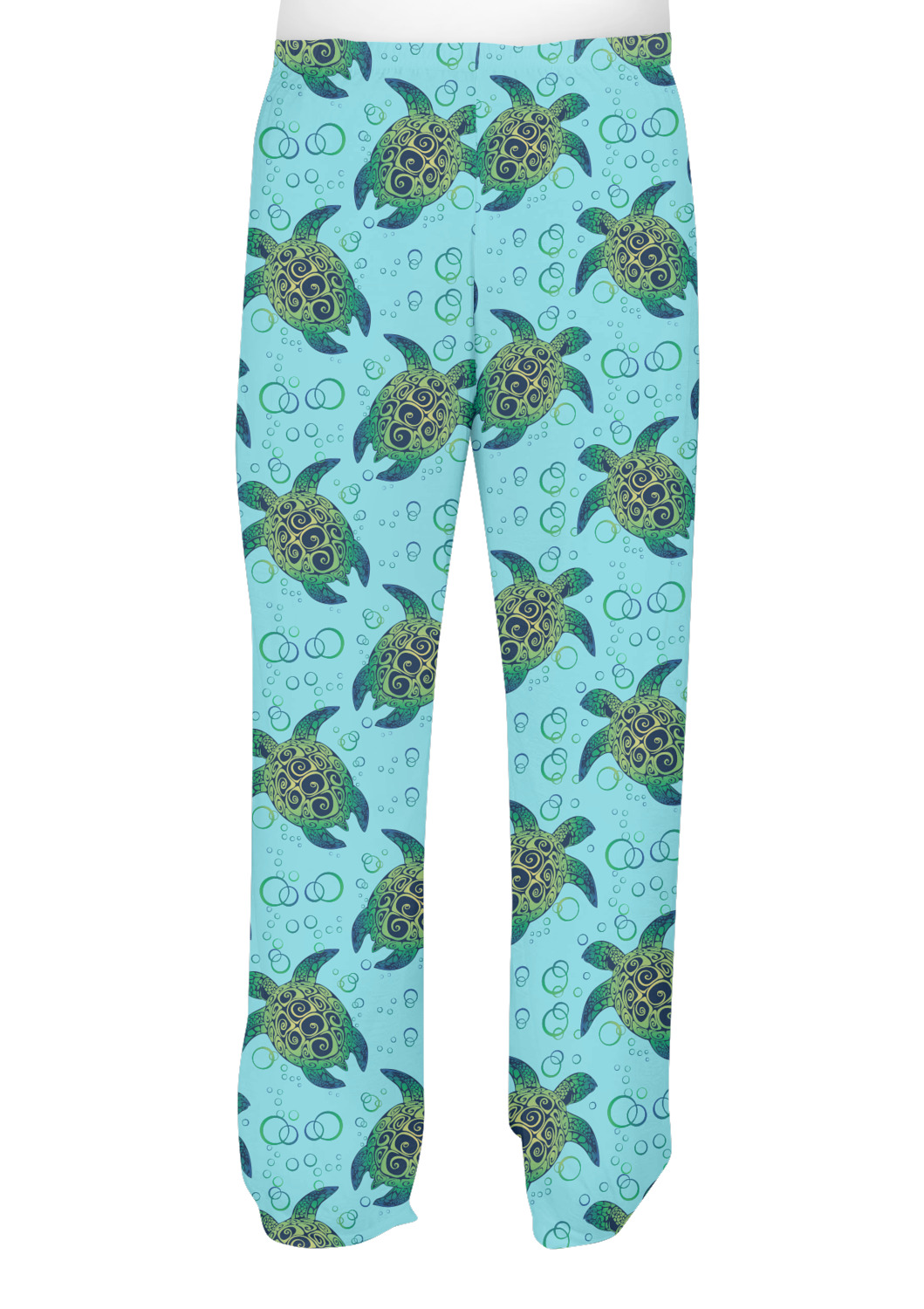 Sea Turtles Design Custom Mens Pajama Pants