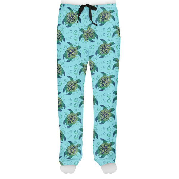 Sea Turtles Men's Pjs Front - on model