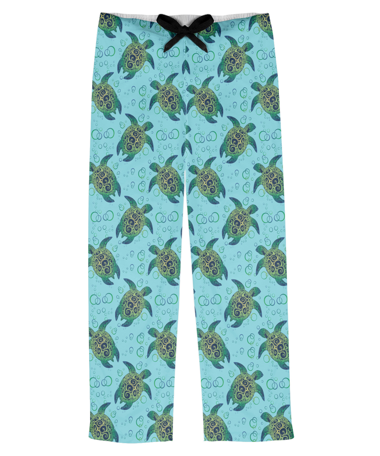 Custom Sea Turtles Mens Pajama Pants