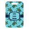 Sea Turtles Metal Luggage Tag - Front Without Strap